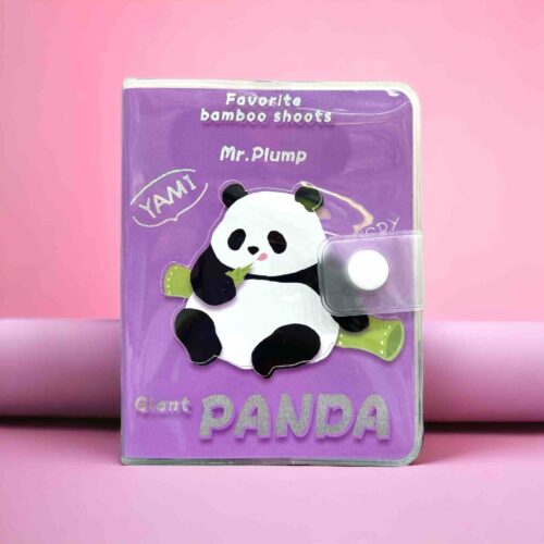 Libreta panda botón plástico - Image 4