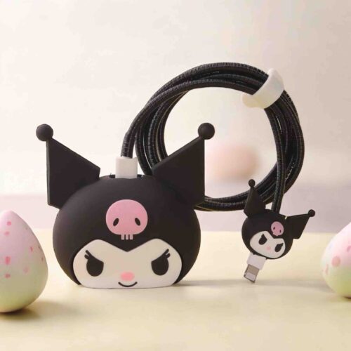 Protector cargador Iphone - Kuromi