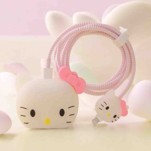 Protector cargador Iphone - Kitty