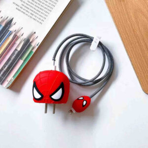 Protector cargador iphone Spiderman