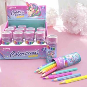 Colores unicornio tarrito metálico