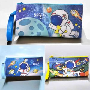 Cartuchera plana astronauta