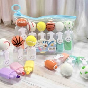 Resaltadores paleta balones x6