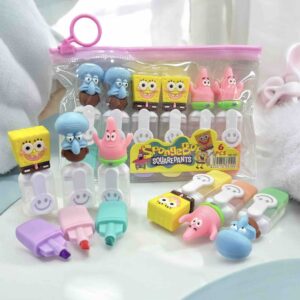 Resaltadores paleta Bob Esponja x6