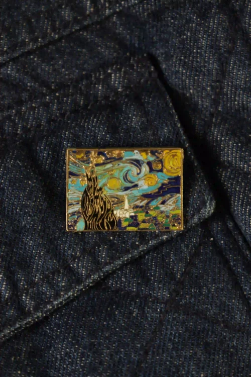 Pin noche estrellada - Van Gogh