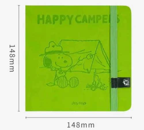 Agenda hoja blanca Snoopy con stickers - Image 3
