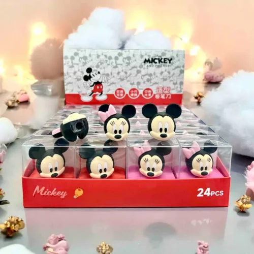 Sacapuntas siliconado Mickey-Minnie