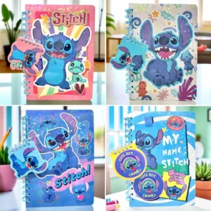 Cuaderno Stitch con llavero