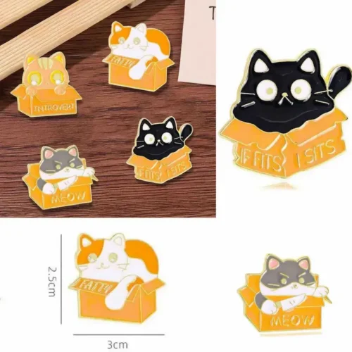 Set pines gatos (x4)