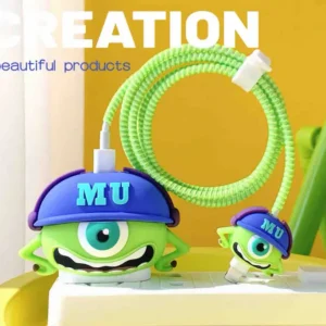 Protector cargador Iphone Mike Wazowski