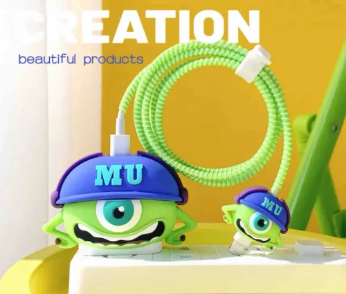 Protector cargador Iphone Mike Wazowski