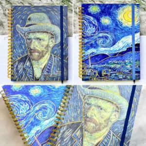 Cuaderno Van Gogh 4 materias